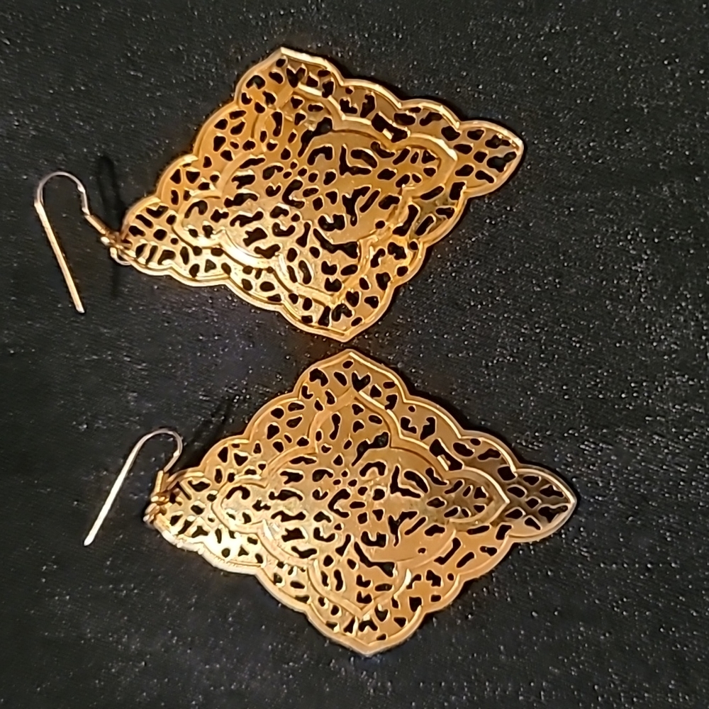 Gold Designed Earrings